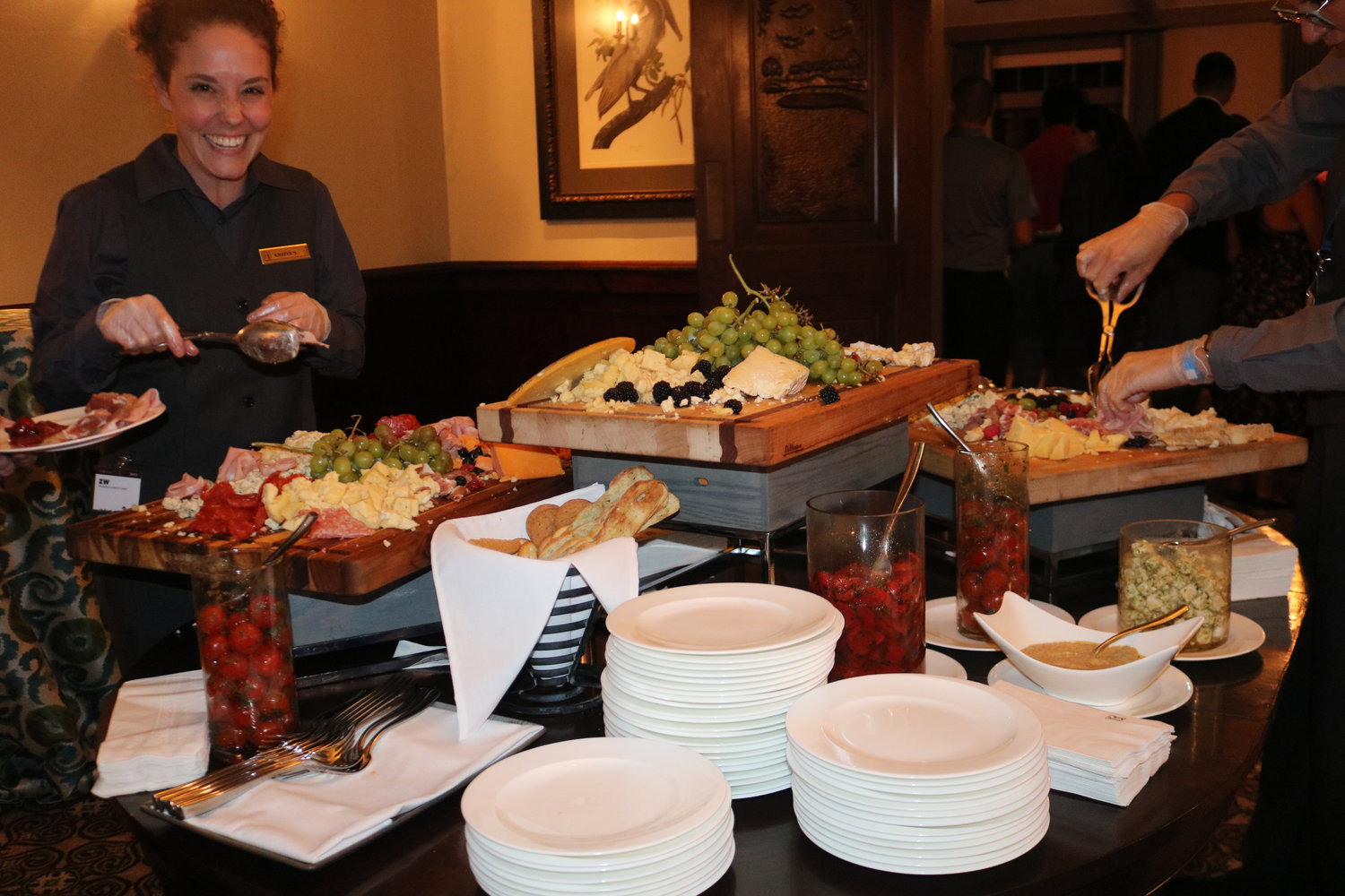 An assortment of delicious foods were available for attendees to enjoy.